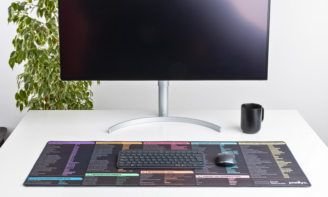 Produktivität auf den Punkt gebracht: Die Shortcut-Mauspads von Padlys