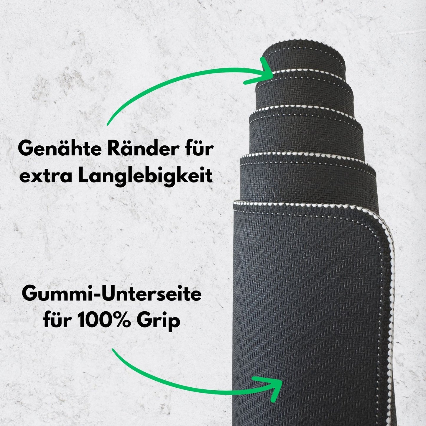 Padlys - Office Shortcut Mauspad Deutsch – Tastenkombinationen – Made in Germany
