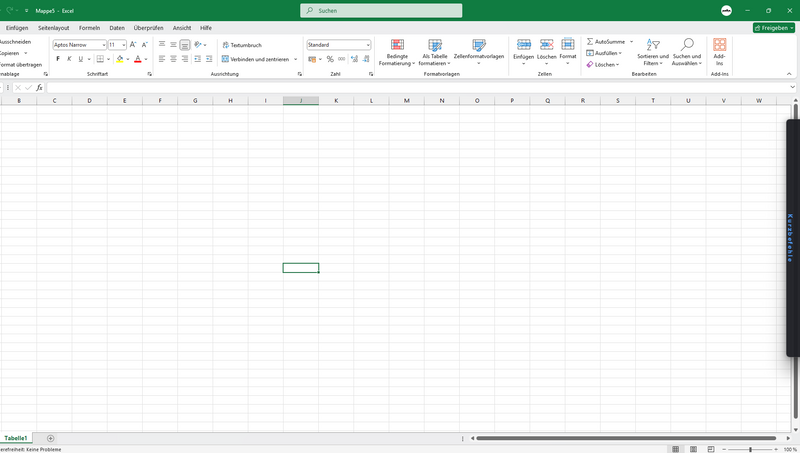 Padlys Software – eingeklapptes Overlay am Bildschirmrand